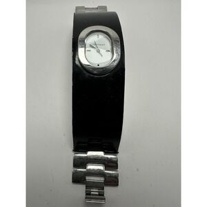 Tokyobay Ladies Watch New Battery Wide Leather Band 30MM 7" B11
